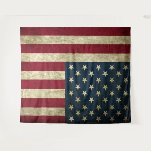 AMERICA FLAG BACKDROP WANDKLEED (Voorkant (horizontaal))