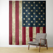 AMERICA FLAG BACKDROP WANDKLEED (In situ)