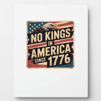 America Flag Decor No Kings In America Since 1776 Fotoplaat