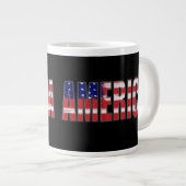 AMERICA Flag Grote Koffiekop (Voorkant rechts)