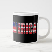 AMERICA Flag Grote Koffiekop (Rechts)