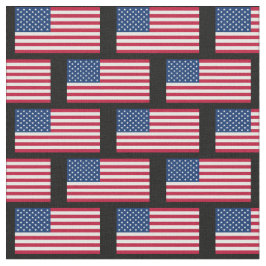 America Flag Pattern USA Banner Stof