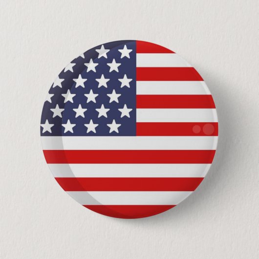 AMERICA FLAG RONDE BUTTON 5,7 CM (Voorkant)