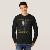 America Flags USA T-shirt (Voorkant volledig)