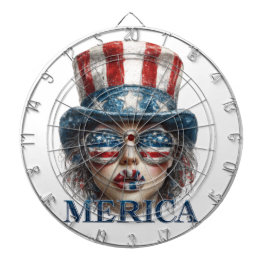 America Girl, vierde juli Glam Girl met sterren Dartbord