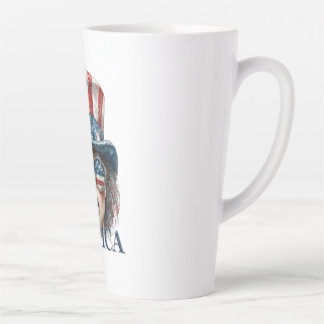 America Girl, vierde juli Glam Girl met sterren Latte Mok