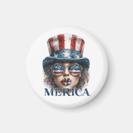 America Girl, vierde juli Glam Girl met sterren Magneet
