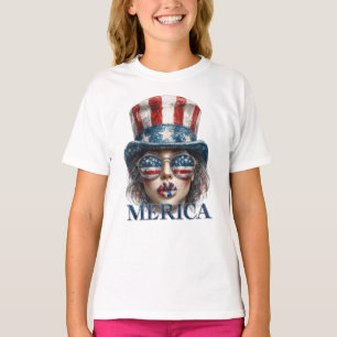 America Girl, vierde juli Glam Girl met sterren T-shirt
