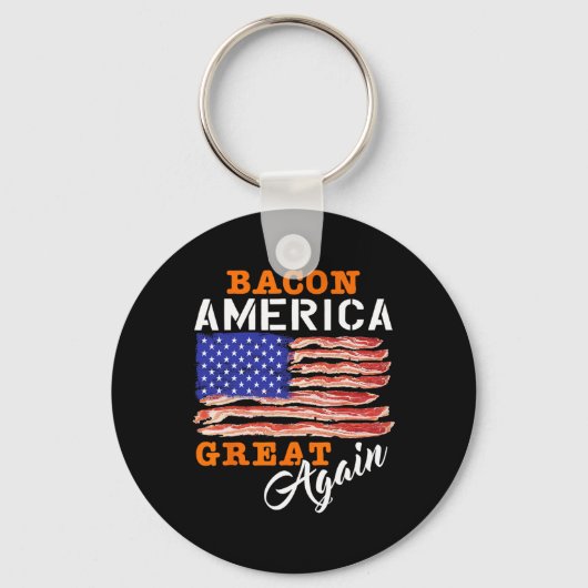 America Great Again Shirt Funny Barbecue BBQ 2024 Sleutelhanger (Voorkant)