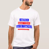 AMERICA GREATER TOMORROW T-shirt (Voorkant)