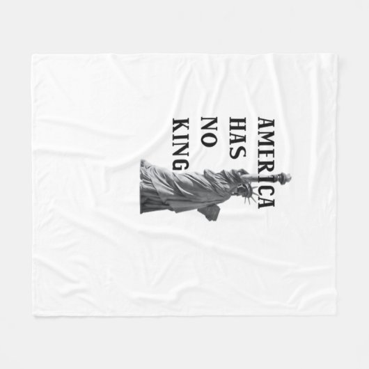 America Has No King Classic Fleece Deken (Voorkant (Horizontaal))