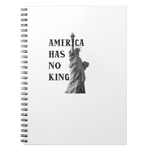 America Has No King Classic Notitieboek (Voorkant)