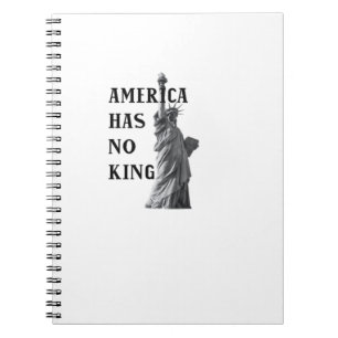 America Heeft Geen Koning Klassiek Notitieboek