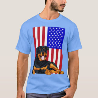 America Hondenras Gift Rottweiler T-shirt