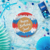 America Ice Cream Verjaardag Papieren Bordje (Feest)