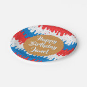 America Ice Cream Verjaardag Papieren Bordje (Gekanteld)