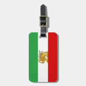 America Iran Country Flags Travel Bagagelabel (Voorkant verticaal)