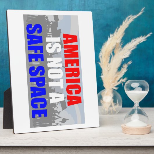 America Is Not A Safe Space Fotoplaat (Zijkant)