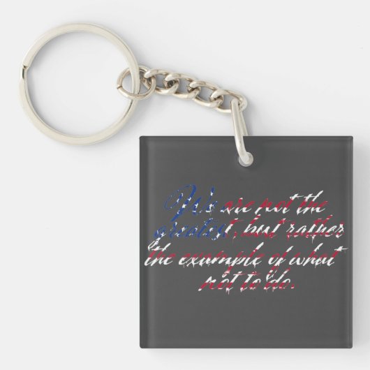America Is Not The Greatest Custom Sleutelhanger (voorkant)
