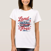 America Land of The Free T-Shirt (Voorkant)