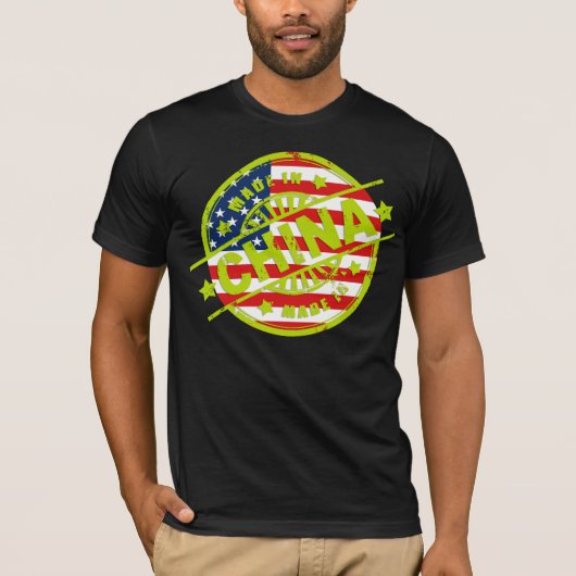 America - Made in China T-shirt (Voorkant)