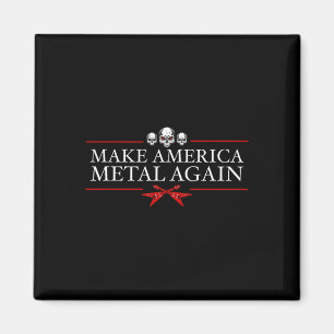 America Metal Opnieuw Trump Rock Heavy Music Thras Magneet