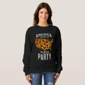 America Needs A Pizza Party Trui (Voorkant volledig)