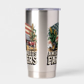 America Needs Farmers Midwest Cows Corn Farm life Geïsoleerde Drinkbeker (Links)