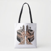 America Network Landmark Server City  Tech Tote Bag (Voorkant)