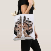 America Network Landmark Server City  Tech Tote Bag (Dichtbij)