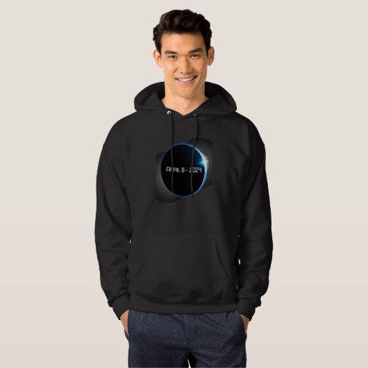 America on April 8 2024 astronomical totality ecli Hoodie (Voorkant volledig)