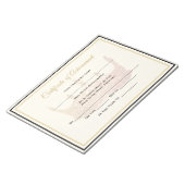 America Pageant Crown Certificate Achievement Awar Notitieblok (Schuin)