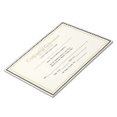 America Pageant Crown Certificate Achievement Awar Notitieblok (Schuin)