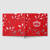 America Pageant Crown Folie Leaf Scrapbook Gastenboek (Volledig)