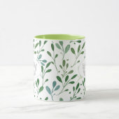 America Pageant Crown Leaf Print Twee Tone Mok (Midden)