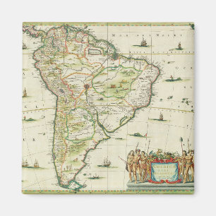 America Pars Meridionalis, bladzijde 93 van 'Atlas Magneet