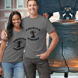 America Patriot Liberty Bell T-shirt