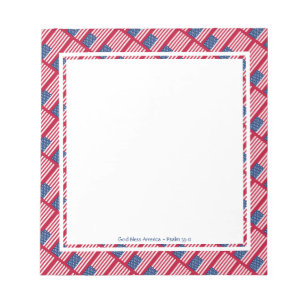 AMERICA Patriotic Personalized USA Notitieblok