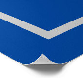 America Patriotic Shimmer Word Art Poster (Hoek)