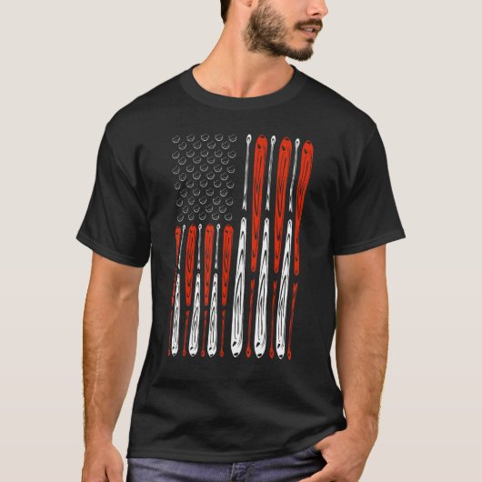 America Pride Flag Patriotic Independence Day July T-shirt (Voorkant)