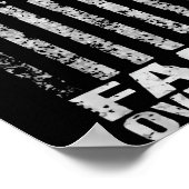 America Pride Us Flag Faith Over Fear Christian Bi Poster (Hoek)