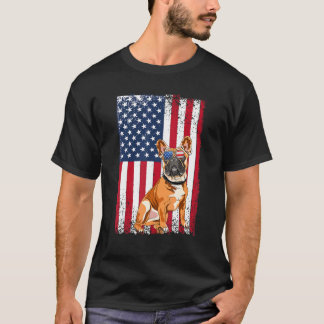 America Pug Dog Eigenaar 4 juli Amerikaanse vlag S T-shirt