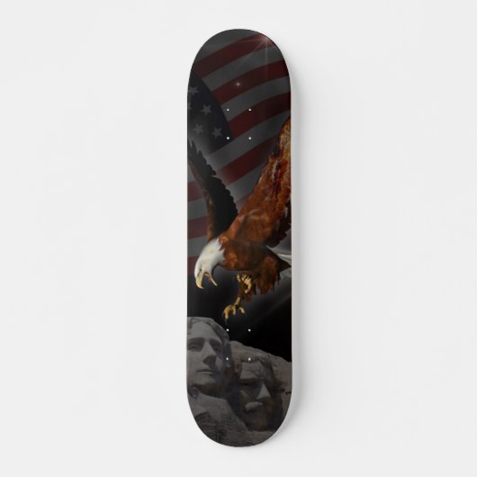 America Reborn Patriotic Bryan C. Smoak Skateboard (Voorkant)