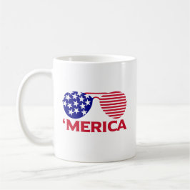 America Red White Blue-zonnebril Koffiemok