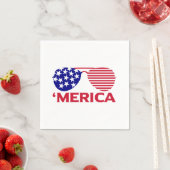 America Red White Blue-zonnebril Servet (Insitu)