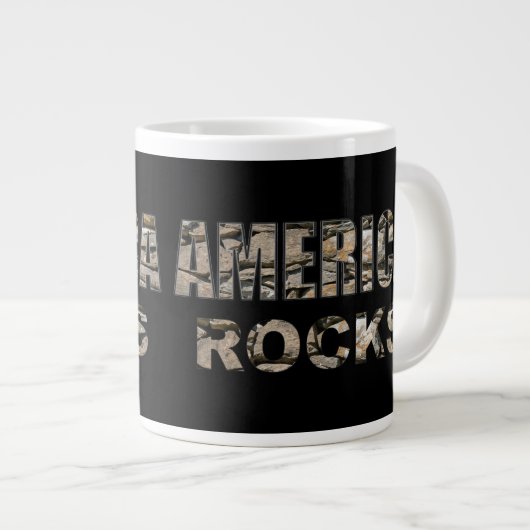 AMERICA ROCKS GROTE KOFFIEKOP (Voorkant rechts)