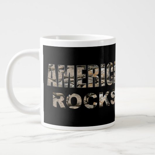 AMERICA ROCKS GROTE KOFFIEKOP (Links)