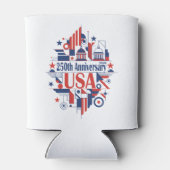 America’s 250th anniversary blikjeskoeler (Achterkant)