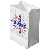 America’s 250th anniversary medium cadeauzakje (Voorkant Gekanteld)