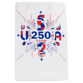 America’s 250th anniversary medium cadeauzakje (Voorkant)
